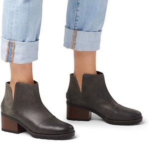 Sorel Cate Cut Out Boot Quarry Size 12
